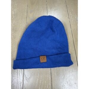 Jaxmonoy Hat Beanie One Size Blue Knit Cashmere Mens Hiking Warm